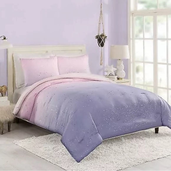Ombre Metallic Goil Dot Comforter Set - Twin Extra Long - Picture 2 of 5